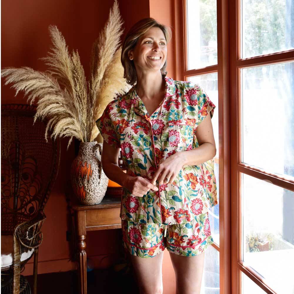 Floral Garden Short Pyjama Set