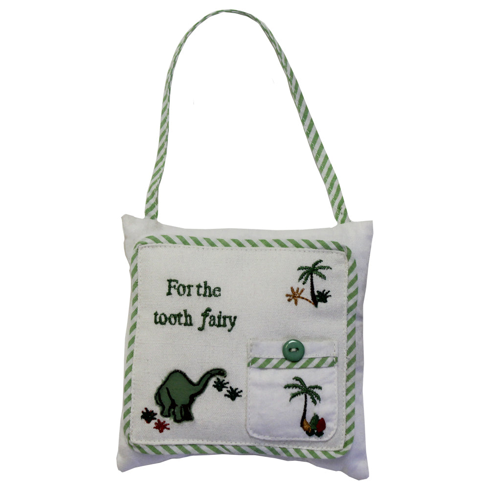 Dinosaur Tooth Fairy Cushion