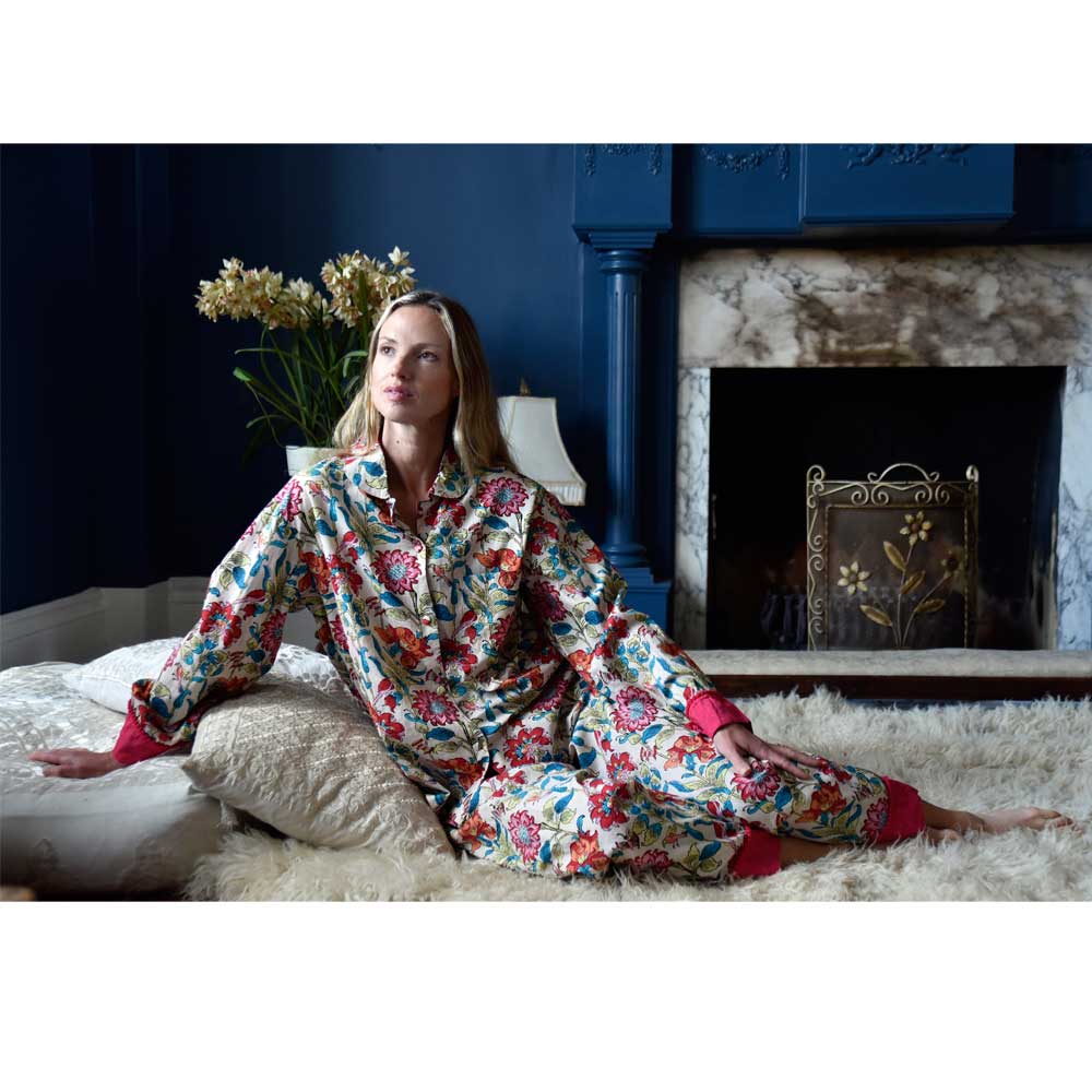 Floral Garden Print Pyjamas