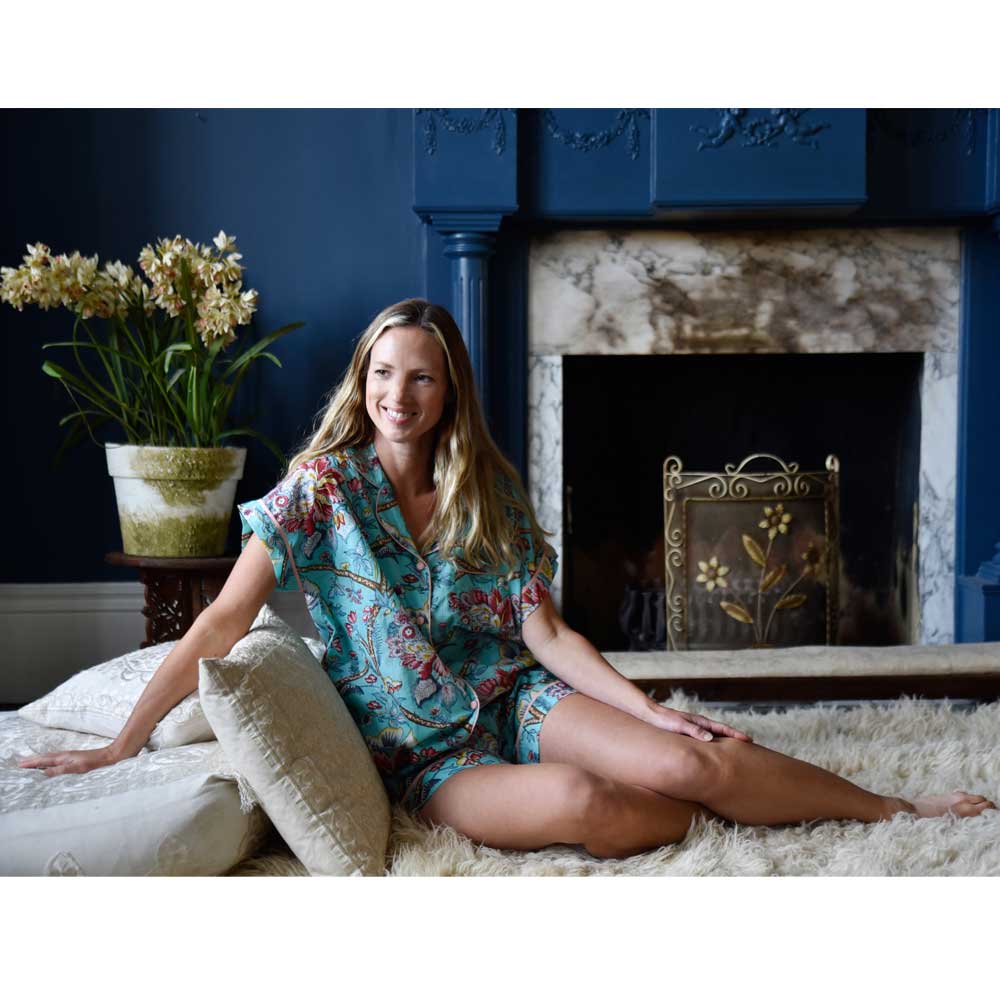 Blue Orchid Short Pyjama Set