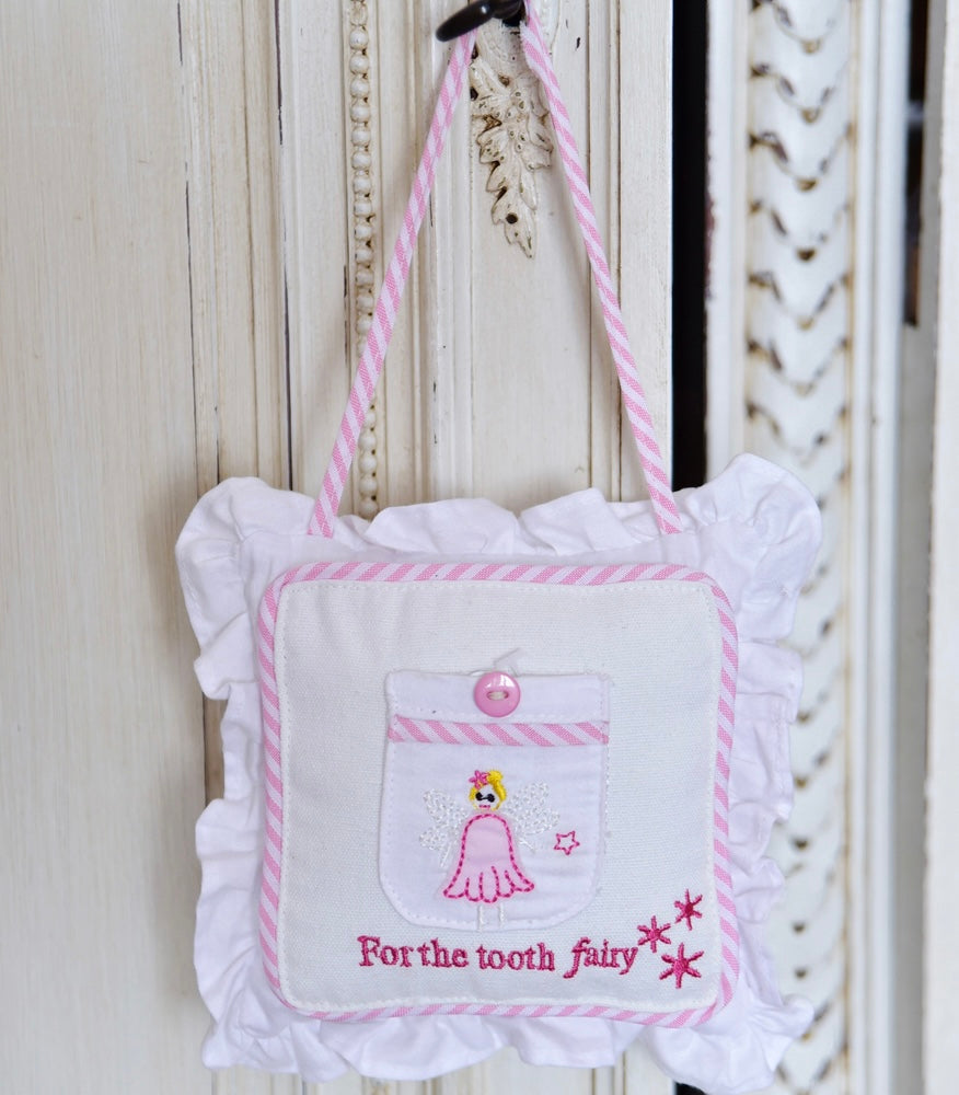 Pink Tooth Fairy Cushion