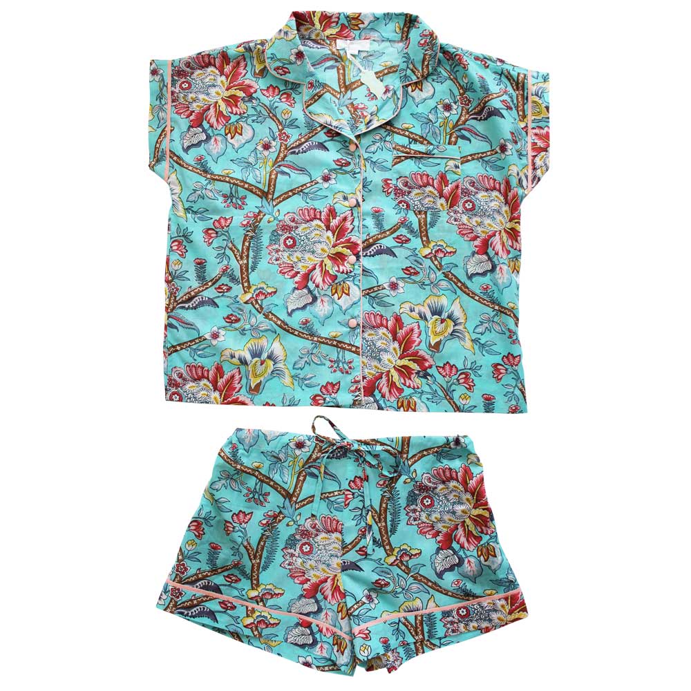 Blue Orchid Short Pyjama Set
