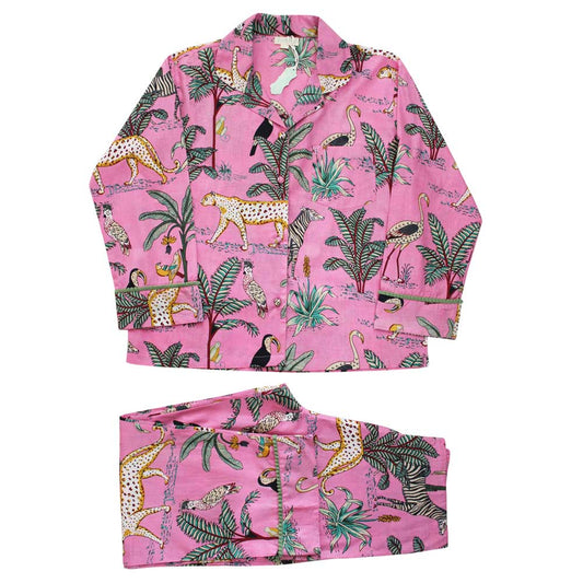 Pink Safari Print Pyjamas