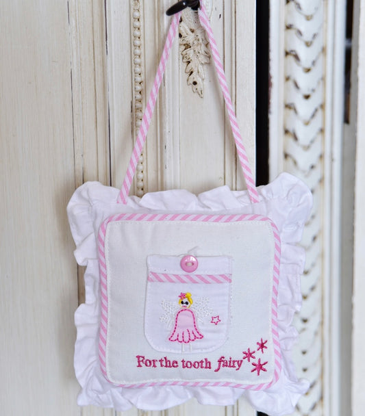 Pink Tooth Fairy Cushion